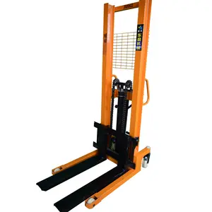 wholesale high quality 1ton hydraulic manual hand pallet stacker for oil depot