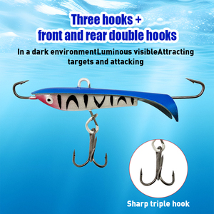 Esca Artificiale Affondante per Bass, Jig in Metallo con Piombo Bilanciato per <span class=keywords><strong>Pesca</strong></span> sul Ghiaccio Invernale - Product Image 6