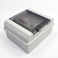 Boîtier de Combinateur Solaire Étanche IP65 Pré-câblé AT6 Voies en ABS, Kit Complet avec MCB SPD, pour Distribution d'Énergie PV AC DC