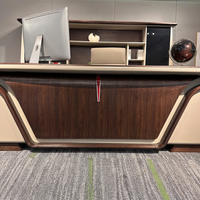 Meubles de bureau commerciaux Bureau de direction Bureau de direction moderne Bureau de direction en forme de L Bureau de direction modulaire Bureau de direction de luxe