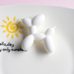 Accesorios de Resina Blancos y Negros con Diseño de Perro Globo y Flor, Botones, Adhesivos para Fundas de Teléfono, Tazas, Colgantes y Decoración de Zapatos - Product Image 4