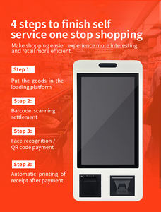 Systèmes de point de vente à écran tactile intelligent de 24 pouces, équipement de lavage de voiture en libre-service, kiosque en libre-service pour KFC <span class=keywords><strong>McDonald</strong></span> - Product Image 5