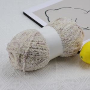 Factory Outlet Hochwertige Fancy <span class=keywords><strong>Loop</strong></span> 180g Carded Knit Hochwertige Chenille Chunky Velvet Yarn Häk elgarn - Product Image 6