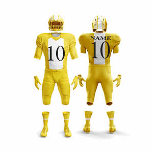 Uniforme de football américain personnalisé imprimé pour adultes, 100% polyester, haute qualité, extensible, imprimé par transfert thermique, vente en gros - Product Image 1