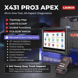 Ra mắt Công cụ Chẩn đoán ô tô đỉnh Pro3 X-431 với 37 Chức năng đặc biệt chẩn đoán nhanh và chính xác chức năng <span class=keywords><strong>TPMS</strong></span> trực tuyến - Product Image 4