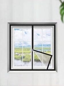 Nouvelle <span class=keywords><strong>Moustiquaire</strong></span> de <span class=keywords><strong>Porte</strong></span> DIY au Design Moderne, Installation Facile, <span class=keywords><strong>pour</strong></span> Maison et Bureau, Maille en Fibre de Verre 15x17, Garantie 1 An - Product Image 2