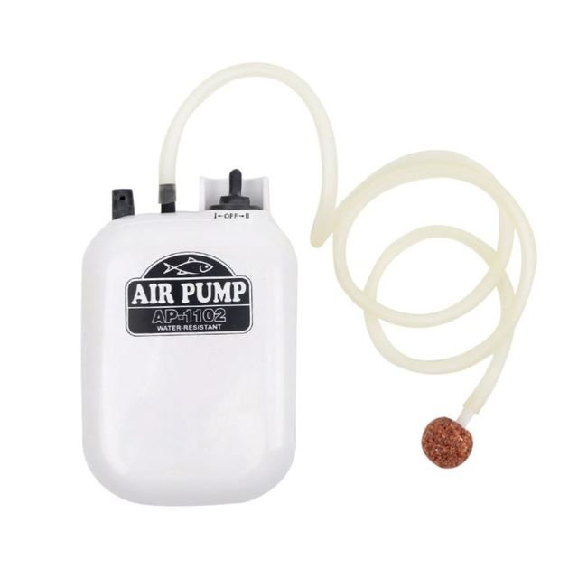 Hot Sale 2 Speed Portable Fish Tank Air Pump Mini Aquarium Outdoor Fishing Bubble Box Bait Aerator Battery-Operated Oxygen Pump