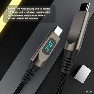 HOT Trends Type C Cable 240W 100W LED Mobile Digital Display Data Cable High Quality USB C Cable CE FCC Certified for Power Bank - Product Image 4