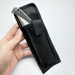 Dao gấp thép không gỉ độ cứng cao, cán gỗ tự chế, vỏ nylon, dùng ngoài trời, sinh tồn, làm đồ thủ công, có thể tùy chỉnh OEM, dụng cụ cắt hoa quả - Product Image 5