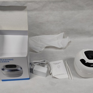 Machine de nettoyage ultrasonique avec UV et ventilateur de séchage, nettoyeur haute fréquence 45000Hz pour bijoux, lunettes, montres, bagues, prothèses dentaires - Product Image 2