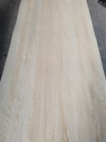 Plaque de placage en bois véritable 100% frêne blanc Alpi, coupe couronne délicate, 2500 mm, qualité boutique, feuille non assortie