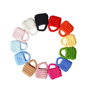 Bolsa Tejida Dali para Auriculares, Color Sólido, Hecha a Mano, Poliéster, Sublimación, Personalizable - Product Image 5