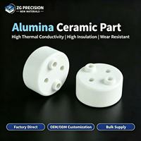 Disque en céramique d'alumine de précision pour robinet, feuille isolante résistante à l'usure et à la corrosion, moulage personnalisé