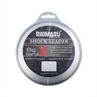 Senar Pancing Monofilamen Nylon Jepang Rikimaru Shock Leader Big Game X Super Smooth Casting Memory-Free untuk Ikan Mas