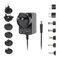 Adaptateur secteur interchangeable adaptateur chargeur mural 5V 9V 12V 24V 0.5A 1A 2A 3A 4A adaptateurs secteur ca cc avec UL FCC CE UKCA SAA
