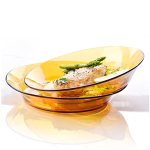 <span class=keywords><strong>Vajilla</strong></span> de vidrio de borosilicato, transparente, ámbar - Product Image 6
