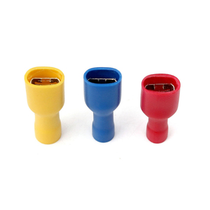 Brass Insulated Male Female Spade <b>Terminal</b> Connector Female FDFD - Product Image 2