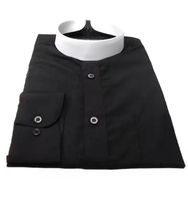 Chemise de clergé pour hommes avec col de prêtre, modèle populaire, collection Around the World Mercy Robes