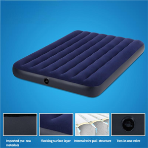 Portatile <span class=keywords><strong>pieghevole</strong></span> Design moderno floccaggio gonfiabile <span class=keywords><strong>letto</strong></span> matrimoniale <span class=keywords><strong>con</strong></span> pompa a mano per campeggio a casa auto pausa pranzo Hotel Park - Product Image 5