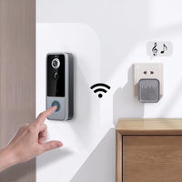 Tuya Smart Video Doorbell Video Door Phone dengan Chime Interkom Dua Arah Sensor PIR 720P Aplikasi Tuya Sudut Lebar IP65 Tahan Air M21
