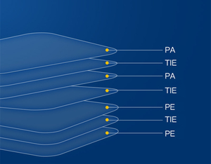 Bolsa de Vacío para Alimentos Personalizada de 20*30cm, de PA/PE, Transparente, con Relieve, para Alimentos Congelados, Carne Fresca, <span class=keywords><strong>Arroz</strong></span>, Leche, Siete Capas - Product Image 3