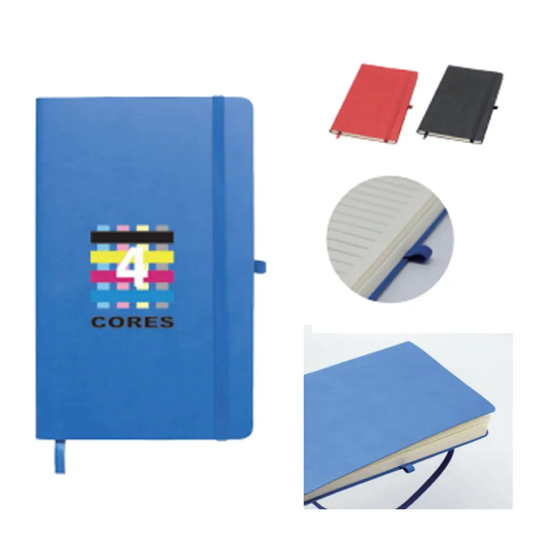 new arrive A5 A6 PU leather notebook with elastic band OEM factory