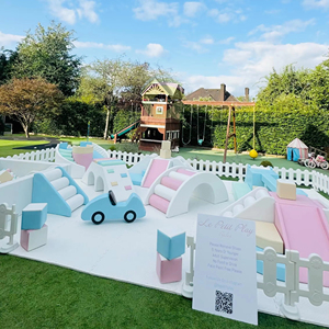 Tùy Chỉnh Thương Mại Macaron Màu Sắc Trẻ Em Sân Chơi Mềm Chơi Bóng Pit Thiết Lập Trung Tâm Mua Sắm Bọt Mềm Chơi Thiết Bị - Product Image 1