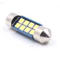 CAR-REFINE Canbus C5W 31/36/39/41mm Luz Interior de 12V sin polaridad para accesorios de coche Bombillas de señal de giro de luz azul