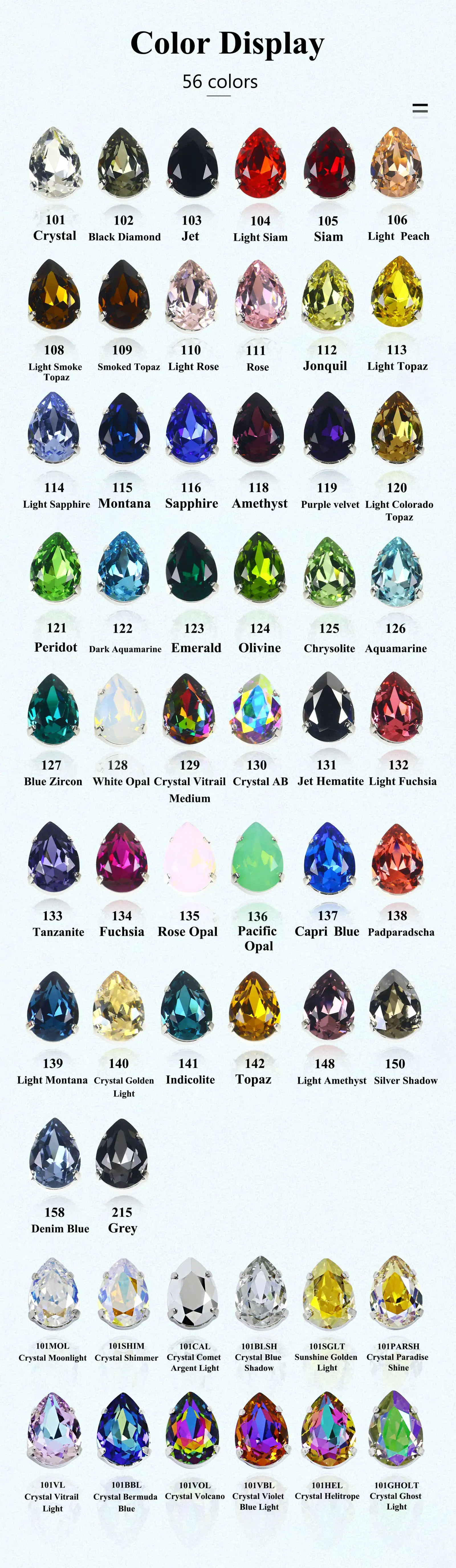 K9 pha lê hình bầu dục Rhinestone hạt điểm trở lại pha lê Fancy đá bán buôn lỏng pha lê hạt đối với trang sức làm