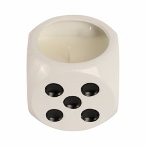 Candela a Forma di Dado Profumata al Tabacco, Piccola Candela a Colonna, Decorazione Originale per la Casa, Uso Interno - Product Image 5
