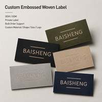 Étiquette tissée gaufrée en usine avec logo en silicone 3D en relief, patch imprimé pour accessoires vestimentaires streetwear