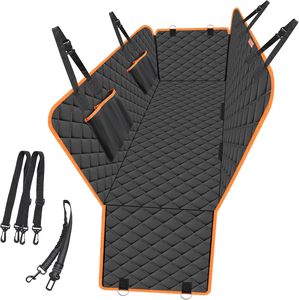 Funda Protectora para Asiento de Coche para Perros, Oxford, Resistente al Agua, Antiarañazos, Antideslizante, Tipo Hamaca, para Asiento Trasero, para Todas las Estaciones, Tamaños Personalizables, Logotipo Personalizado - Product Image 1