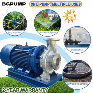 Áp Lực Cao 4 Inch Cánh Quạt Thép Không Gỉ Điện Bề Mặt Tăng Cường Bơm Ly Tâm Cho Tưới Tiêu Nông Nghiệp - Product Image 4