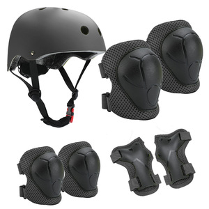 Juego de protección para bicicleta de niño y niña, juego de protección para <span class=keywords><strong>patines</strong></span> de ruedas, almohadilla de equipo, casco para niños, juego de rodilleras y coderas - Product Image 5