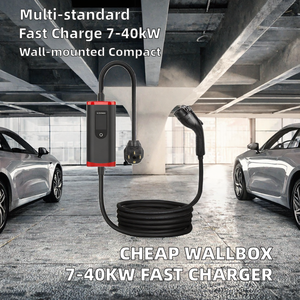 Estación de Carga Rápida para Vehículos Eléctricos (VE) de Pared, 7KW, 15KW, 20KW, 30KW, 40KW, CCS2, CCS1, GBT, Chademo, AC, Nueva, Venta al Por Mayor de Fábrica, Precio Económico - Product Image 2