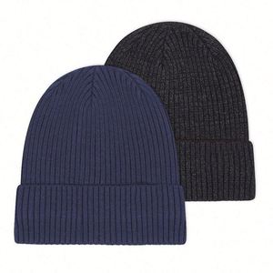 Adult Unisex Autumn <b>Winter</b> Thickened Warm Fashion Cold Solid Color Knitted <b>Hat</b> Beanies for <b>Men</b> - Product Image 4