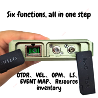 Mini Smart Handheld Box OTDR CL1500 1310/1550nm Optical Time Domain Reflectometer FTTH Fiber Tester AC Powered CaiLi Type-C 1