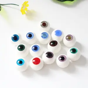 Factory Direct Sell 16mm Handmade Custom Lampwork Murano Colored Eyes Round Glass Marble Ball