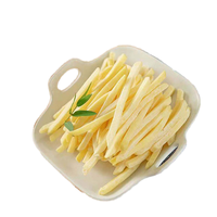 Meilleur prix 12mm congelé IQF froissé coupe pré-frit spirale bandes de pommes de terre cuisson rapide frites emballage alimentaire en gros en vrac