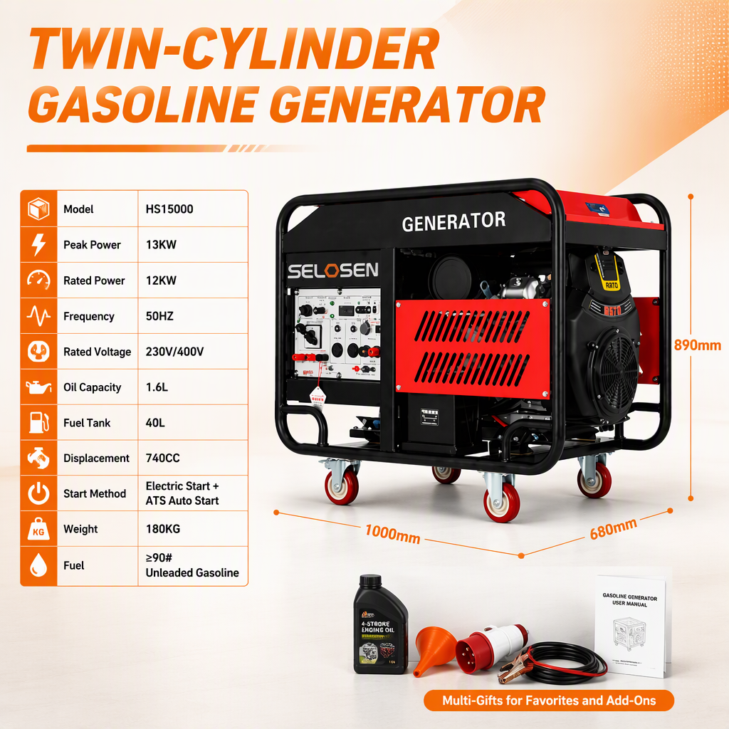Professional <strong>Dual</strong> <strong>Fuel</strong> 10500W 10000W 13000w Power Gas LNG <strong>Generator</strong> 80db Petrol Engine Portable Gasoline 13kW Electric <strong>Generator</strong>