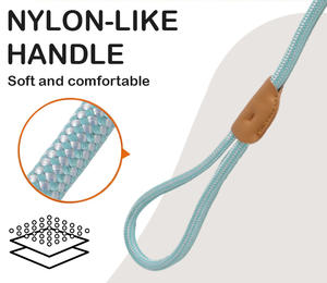 Ensemble laisse et collier pour chien de taille moyenne à grande, bleu, à capuche, réglable, vente chaude OEM/ODM, pour la marche et l'entraînement en extérieur - Product Image 4