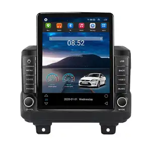 Tesla for Jeep Wrangler 2018-2019 vertical Multimedia Music Double Din 360 Video Stereo camera System Car dvd Radio Play