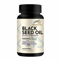 BOCHO Prix Usine Extra Fort 60 Gélules d'Huile de Nigelle à Haute Teneur en Thymoquinone pour le Soutien Immunitaire et Cardiaque