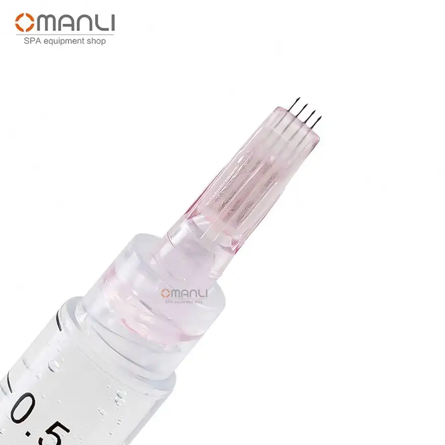 Hot Bán 1PC Tay 3pin 4pin 5pin Tiêm Pha Lê Mesotherapy Micro Kim Cho Phụ Meso Súng Chống Lão Hóa Nếp Nhăn