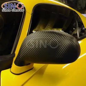 Бесплатные образцы ПВХ 3D углеродное волокно автомобильное украшение Кузова виниловая наклейка пленка