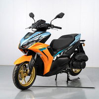 Scooter à essence 150cc NVX 4 temps, scooter à essence automatique avec moteur sans balais, cyclomoteur EPA pour adultes avec système de frein à disque