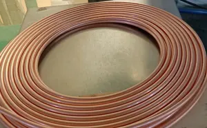 Tubo de cobre de 99.9% de pureza, bobina de cobre para aire acondicionado, tortitas