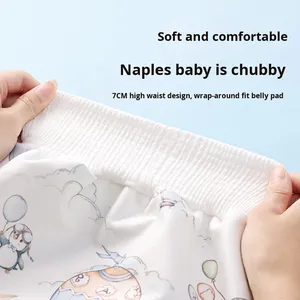 <span class=keywords><strong>Pañal</strong></span> de tela impermeable, lavable, suave y transpirable con estampado de animales de dibujos animados para bebés, niños y niñas, con cintura alta y protección para <span class=keywords><strong>el</strong></span> vientre. - Product Image 3