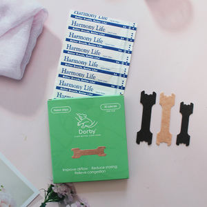 Produtos mais vendidos 2024 tiras nasais de respiração personalizadas melhor para reduzir o ronco fita de nariz de bambu preta sem drogas - Product Image 3
