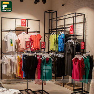 ชั้นวางโชว์สินค้าแฟชั่นทันสมัย ตู้แขวนเสื้อผ้าแบบแผงนุ่ม คุณสมบัติเด่นสำหรับการจัดแสดงสินค้า - Product Image 5